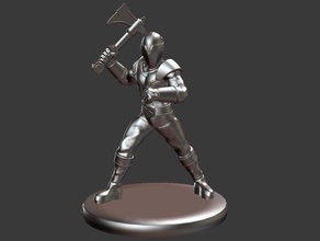 titane rangers power figurine 3dprintable héros de la grille miniature les dessus table ranger 3d print model - Mito3D