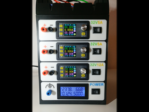 triple laboratory bench power supply 3d print model - Mito3D