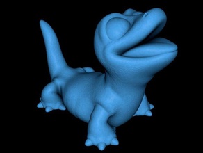 bruni easy print-Unterstützung nicht Tier cartoon Weihnachten Niedlich disney Abbildung eingefroren Modell salamander Skulptur supportless 3d print model - Mito3D
