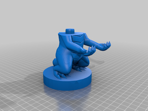 spyro - controller stand cutted ps4 xbox one 3d print model - Mito3D