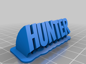hunter oynamadı özelleştirilmiş 3d print model - Mito3D