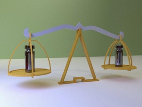 easy-print balance scale 3d print model - Mito3D