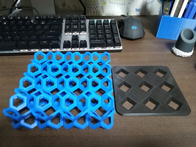 abgeschnitten octa hedron fillament-Halter 3D print model - Mito3D