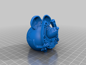 ferradura mouse 3d print model - Mito3D