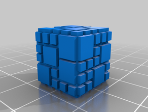 fez anti-cube anticube desk toy indie game polytron prop video voxel 3d print model - Mito3D