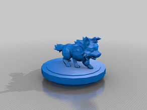b, b chien 3d print model - Mito3D