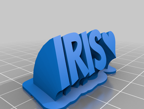 iris-3d personalizado 3d print model - Mito3D