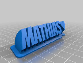 mathias-3d personalizado 3d print model - Mito3D