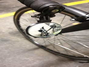 bicicleta de visión trasera miror la espejo moto punto ciego retrovisor 3d print model - Mito3D