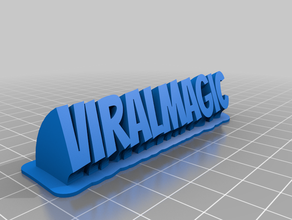 viralmagic kundengebundene 3d print model - Mito3D