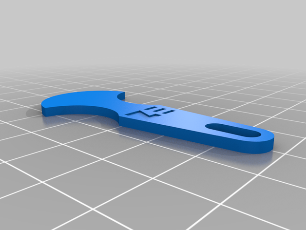 supermarket trolley token opener key 3D print model - Mito3D