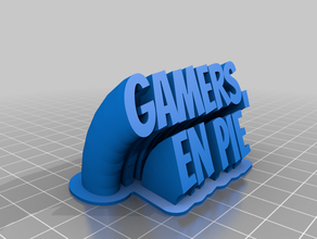 gamers pie customized 3d print model - Mito3D