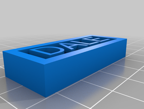 dale su misura 3d print model - Mito3D