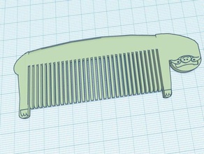 sloth comb 3d print model - Mito3D
