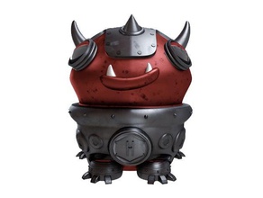 mascota hellbot perro magna 1 dual monster 3d print model - Mito3D
