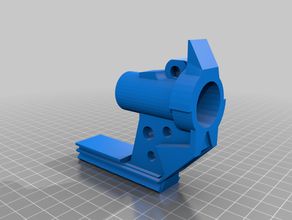 stryfe barril picatinny rail el nerf 3d print model - Mito3D