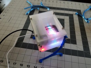 legs ice box case raspberry pi 4 tower cooler 3d print model - Mito3D