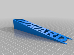 howard doorstop new customized 3d print model - Mito3D