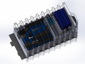 arduino uno pil nem durumunda dht11 3d print model - Mito3D