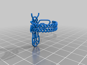 celtic bee ring knot 3d print model - Mito3D