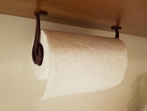 kitchen paper towel holder 3d printer design roll 3d print model - Mito3D