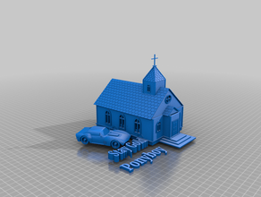 isaac t outsiders church 3d print model - Mito3D