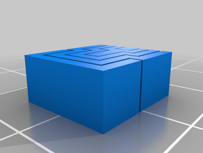 test di clearance cubo del stampa prova tolleranza 3d print model - Mito3D