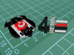 3 3boyut 3b y kler ikta 3buyukler Beşiktaş bjk futbol karakartal kartal superlig trkiyeligi 3d print model - Mito3D