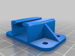 mount usb uzatma tutucu altında USB mavi tutucusu 3d print model - Mito3D