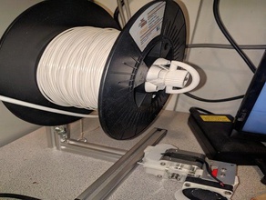 makara tutucu genişleyen çabuk serbest bırakın fren cetus cetus3d debriyaj besleyici filament biriktirme esnek eğilme sürtünme düşük retraksiyon spoolholder sarıcı 3d print model - Mito3D