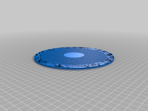 filter mesh fine screen disc drain liquid ring sieve sink 3d print model - Mito3D