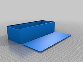 parametrische abgerundeten Schiebetüren-top-box-Speicher kundengebundene 3d print model - Mito3D