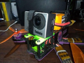 caméra d'action de la base x220 10 degrés 3d print model - Mito3D
