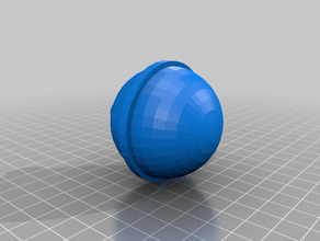 simple cristmas de la pelota 3d print model - Mito3D