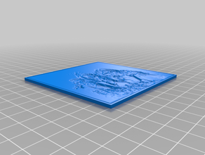 my customized lithophane parametrized length thickness 3d print model - Mito3D