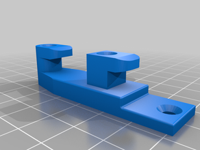 fixation pour porte tiroir 3d print model - Mito3D