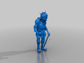 goblin king aos dnd warhammer whfb 3d print model - Mito3D