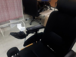wheelchair joystick holder ushape 3d print model - Mito3D