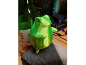 friend froggo cute fat frog 3d print model - Mito3D