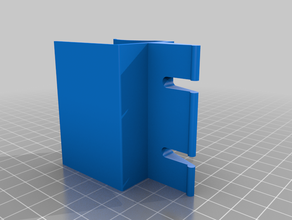 my customized clampable cable holder 3d print model - Mito3D