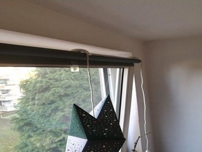 adjustable hook window decoration christmas ikea blinds hack klamby blind 3d print model - Mito3D