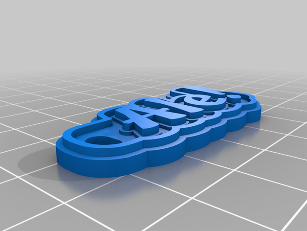 ale llavero personalizado 3D print model - Mito3D