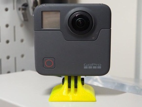 simple gopro fusion 360 de montaje la cámara soporte monte 3d print model - Mito3D