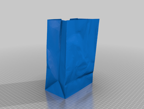 paper bag brown 3d print model - Mito3D