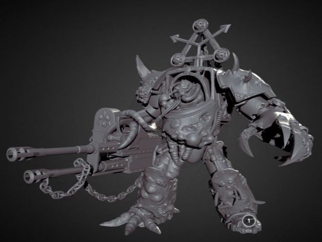 nurgle terminator warhammer 40k 3D print model - Mito3D