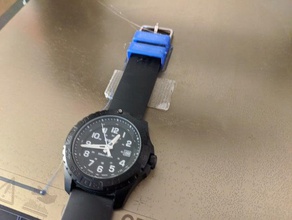 correa de reloj portero traser p96 flexible los relojes la titular bucle 3d print model - Mito3D