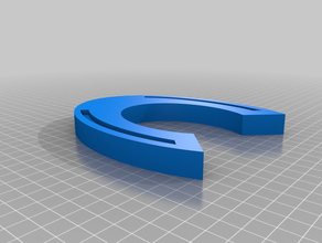 my customized horseshoe 3d print model - Mito3D