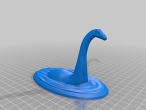 loch ness monster plesiosaurus awesome creature decoration dinosaur fish fishing tank ocean sculpture swimming water whale zbrush 3d print model - Mito3D