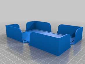 basic tray index cards two sizes openscad source 3d print model - Mito3D