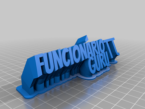 funcion de río gurú personalizado 3d print model - Mito3D